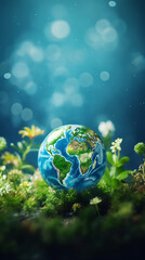 Obraz na płótnie Canvas Earth Day Background