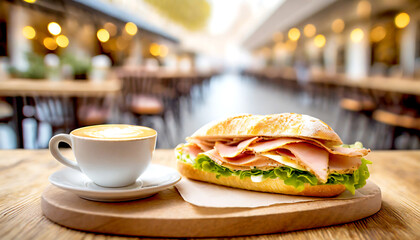 Belegtes Brötchen, Lunch Break, Mittagspause 