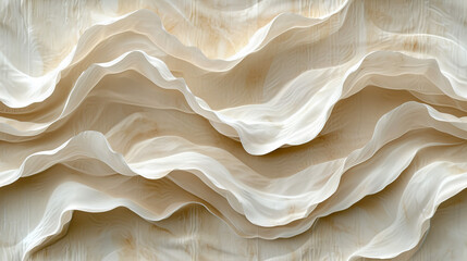 Close Up of Wall With Wavy Design