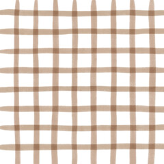 Brown Plaid Hand Drawn Background Pattern Overlay