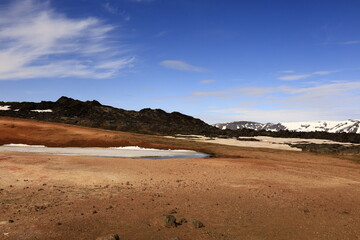 Viewpoint in the Krafla Volcanic System, Iceland