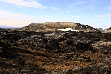 Viewpoint in the Krafla Volcanic System, Iceland