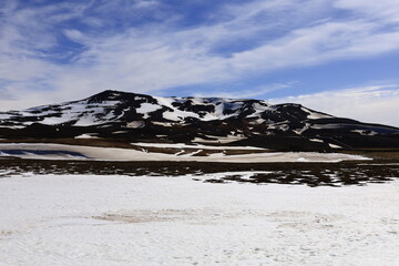 Fototapeta na wymiar Viewpoint in the Krafla Volcanic System, Iceland