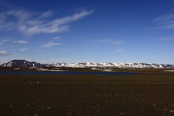 Viewpoint in the Krafla Volcanic System, Iceland