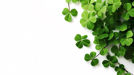 Beautiful green St. Patrick's Day background banner