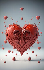 Obraz premium Valentine's Day! hearts for everyone