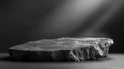 Large Rock Perched on Table