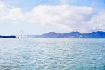 Fototapeta premium The landscape of San Francisco Bay in California