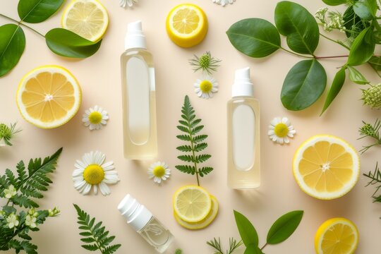 Skincare citrus perfume cream, antiaging wellness treatment antioxidant serum. Body care simmondsia. Treatment rejuvenating mask powder jar mockup. perfumery package soap foam pot