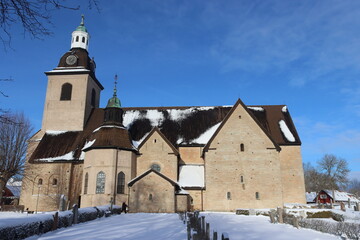 Fototapeta na wymiar Vreta Abbey, in operation from the beginning of the 12th century to 1582, was the first nunnery in Sweden, initially Benedictine and later Cistercian, and one of the oldest in Scandinavia. 