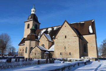 Fototapeta na wymiar Vreta Abbey, in operation from the beginning of the 12th century to 1582, was the first nunnery in Sweden, initially Benedictine and later Cistercian, and one of the oldest in Scandinavia. 