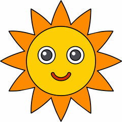 smiling sun	