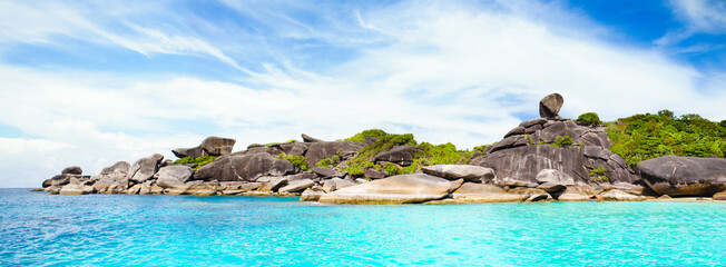 Obraz premium Beautiful landscape of the Similan Islands, Thailand