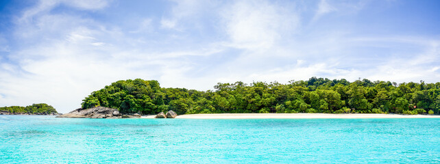 Panoramic landscape of the Similan Islands, Thailand