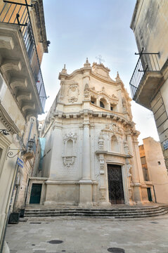 The church of San Matteo in the historic center of Lecce