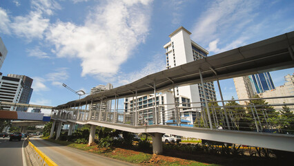 Road bridges pedestrian crossings Jakarta.