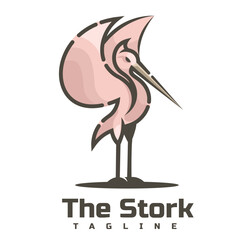 bird character mascot logo