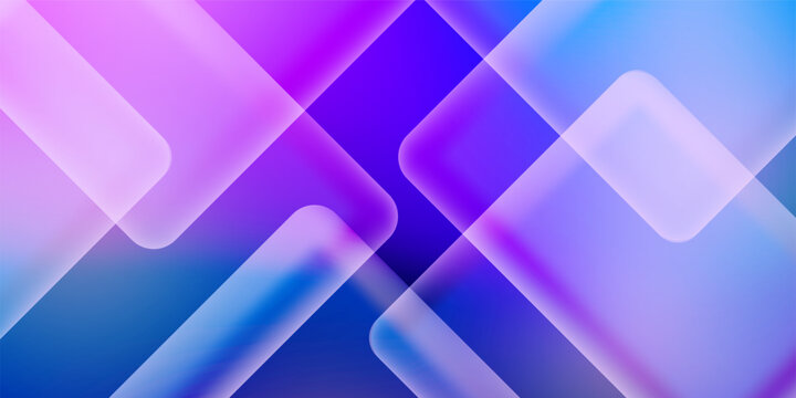 Abstract violet and light blue geometric background. Dynamic shapes composition. Cool background design for posters. Vector illustration
