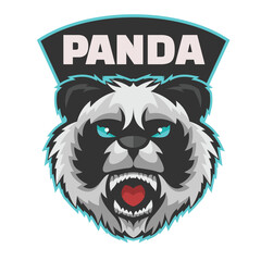 animals head charater mascot logo template