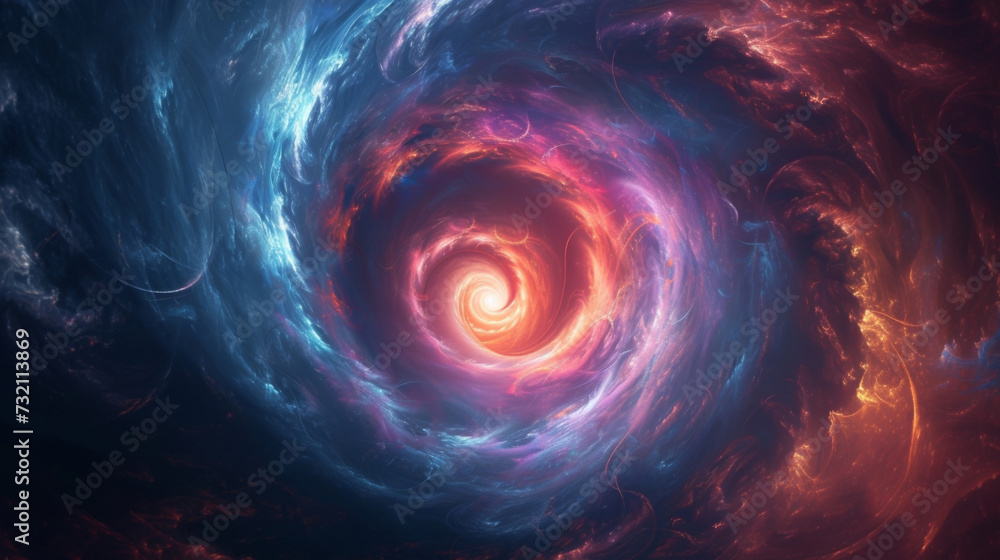 Poster a dance of fluidity and chaos where swirling vortices create a beautiful and everevolving display of