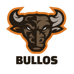 animals head charater mascot logo template