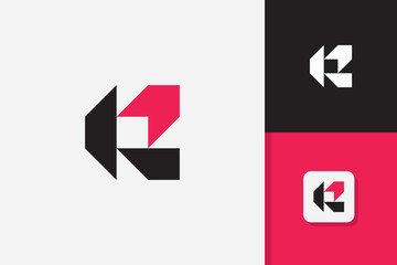 letter r logo design icon vector template