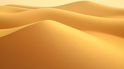 Desert background, desert landscape photography with golden sand dunes