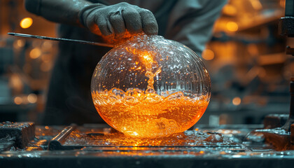 bowl of glass making