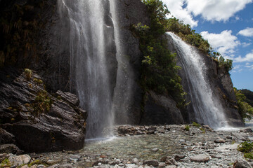 Waterfall at Westland Tai Poutini National Park, South Island, New Zealand