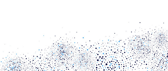 Abstract background with dots vector concept
