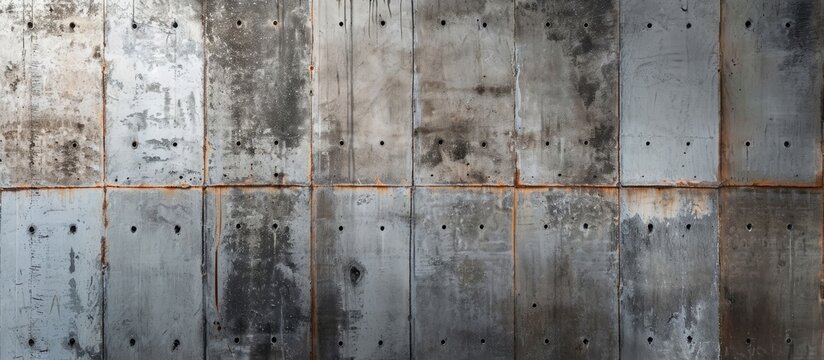 Industrial construction backdrop featuring a textured surface on a cement wall.