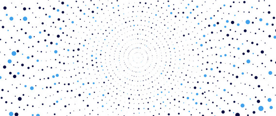Abstract background with dots vector concept