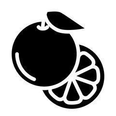 orange fruit icon