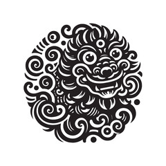 Dynamic Vector Illustrations for Lunar New Year Festivities