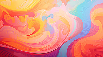 Rainbow gradient abstract colorful watercolor background