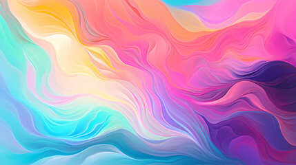 Obraz premium Rainbow gradient abstract colorful watercolor background