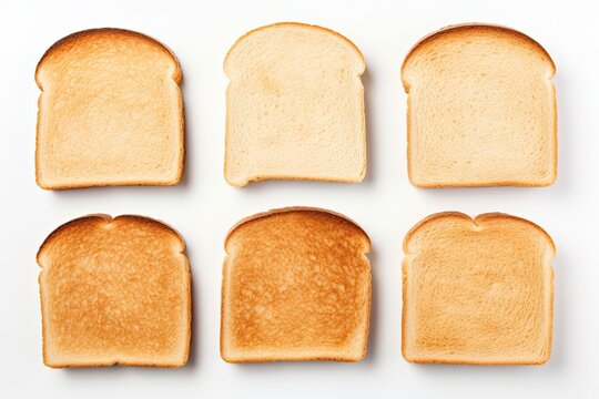 Toast bread closeup