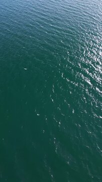 Serene Aerial View of The Calm Ocean Waters