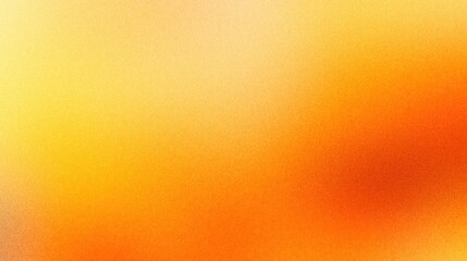 Grainy gradient from orange to yellow, creating an atmosphere of warmth and sunlight. Grainy gradients style, vintage noise, abstract background