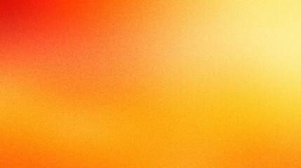 Grainy gradient from orange to yellow, creating an atmosphere of warmth and sunlight. Grainy gradients style, vintage noise, abstract background