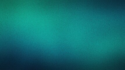Grainy gradient from green to blue, creating a sense of depth and volume. Grainy gradients style, vintage noise, abstract background