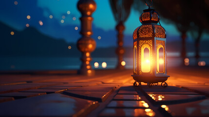 Fototapeta premium Ramadan background, celebrating Eid al-Fitr and Ramadhan