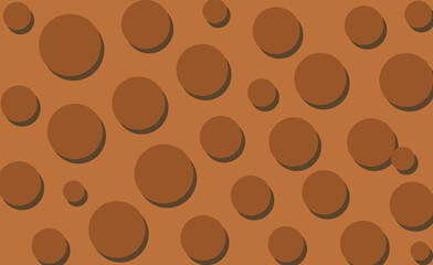 チョコレートの背景　ドット　カバー