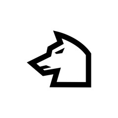 SIMPLE WOLF LOGO