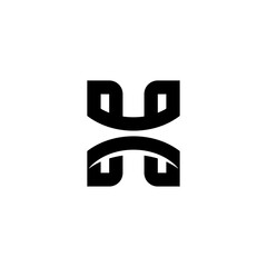 ABSTRACT LETTER H LOGO 