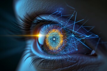 Human Cyborg AI Eye color vision education. Eye optic nerve anatomy optic nerve lens bladeless lasik color vision. Visionary iris visionary advancement sight color vision deficiency lenses eyelashes