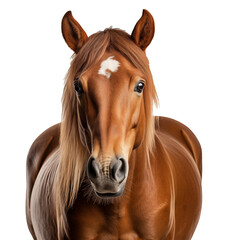 Horse on transparent background.