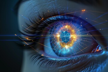 Human Cyborg AI Eye color vision development. Eye color vision deficiency challenges optic nerve lens eye injury color vision. Visionary iris eyelid discoloration sight eyelid infections eyelashes
