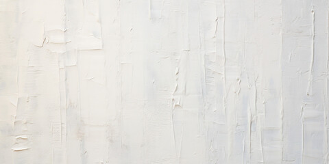 Obraz premium Abstract white oil paint brushstrokes texture pattern background. Contemporary modern art painting with the use of palette knife, highly textured wallpaper backdrop