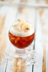 Iced Fresh Lychee Tea